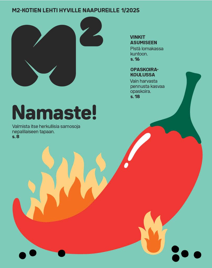 Kevään M2-lehdessä tutustutaan nepalilaisen ruoan saloihin